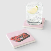 さくらんぼ爆弾ストーンコースター ストーンコースター (横)