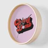 さくらんぼ爆弾大時計 壁時計 (傾斜)