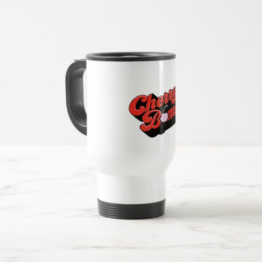 さくらんぼ爆弾魔法マグ トラベルマグ (正面左)