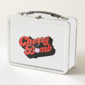 さくらんぼ爆弾 メタルランチボックス (正面)
