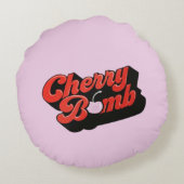 さくらんぼ爆弾 ラウンドクッション (裏面)