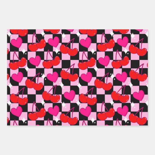 さくらんぼ爆弾 ラッピングペーパーシート (正面)