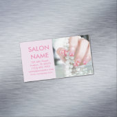 さくらんぼ爪、 ネイルファッション美しいスパネイルサロン マグネット名刺 (インサイチュ)