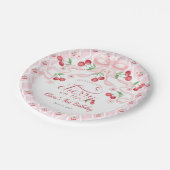 さくらんぼ生誕祭パーティー ペーパープレート (アングル)