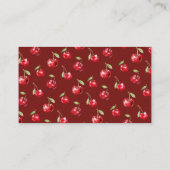 さくらんぼ用ベビーシャワー本 エンクロージャーカード (裏面)