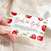 さくらんぼ用ベビーシャワー本 エンクロージャーカード