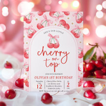 さくらんぼ第1の誕生日パーティーコケットさくらんぼ誕生日