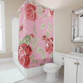 さくらんぼ紅色 シャワーカーテン (インサイチュ)