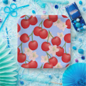 さくらんぼ紙プレート ペーパープレート (パーティー)