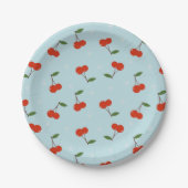 さくらんぼ紙プレート ペーパープレート (正面)