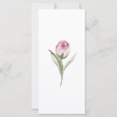 さくらんぼ結婚のディナーメニュー (裏面)