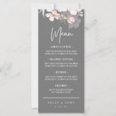 さくらんぼ結婚のディナーメニュー (正面)