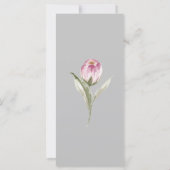 さくらんぼ結婚のディナーメニュー (裏面)