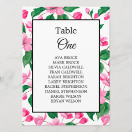 さくらんぼ結婚の名前テーブル座席表