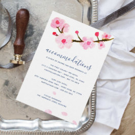 さくらんぼ結婚の宿泊施設 エンクロージャーカード