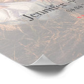 さくらんぼ結婚の歓迎の写真 ポスター (角)