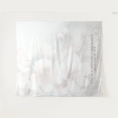 さくらんぼ結婚の背景(スタイル2) タペストリー (正面(横))