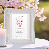 さくらんぼ結婚の花が愛の記憶に ポスター