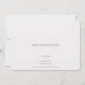 さくらんぼ結婚のBlossomの写真の追加日付を保存 セーブザデート (裏面)