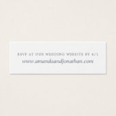 さくらんぼ結婚のWebサイトへの返信RSVP (正面)