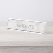 さくらんぼ結婚ブロッサムの天板 デスクネームプレート (正面)