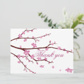 さくらんぼ結婚ブロッサムサンキューカード サンキューカード (スタンド正面)