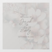 さくらんぼ結婚ブロッサムズバナーフロアデカール ウィンドウサイン (シート)