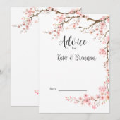 さくらんぼ結婚ブロッサム アドバイスカード (正面/裏面)