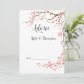 さくらんぼ結婚ブロッサム アドバイスカード (スタンド正面)