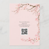 さくらんぼ結婚ブロッサム エンクロージャーカード (裏面)