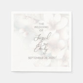 さくらんぼ結婚ブロッサム スタンダードカクテルナプキン (正面)