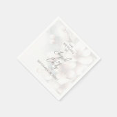 さくらんぼ結婚ブロッサム スタンダードカクテルナプキン (角)