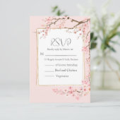 さくらんぼ結婚ブロッサム 出欠カード (スタンド正面)