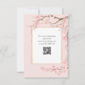 さくらんぼ結婚ブロッサム 出欠カード (裏面)