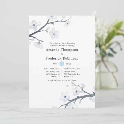 さくらんぼ結婚花のリハーサル 招待状 (スタンド正面)