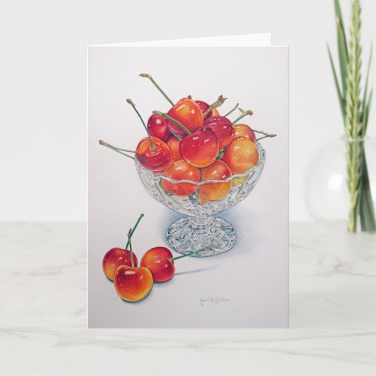 さくらんぼ結晶 カード (正面)