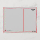 さくらんぼ罪レトロはがき ポストカード (裏面)