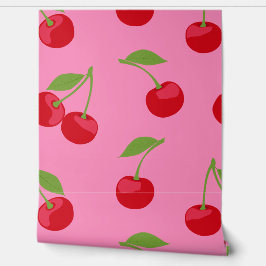 さくらんぼ美学かわいいさくらんぼパターン 壁紙