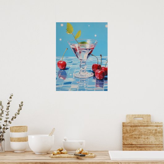 さくらんぼ至福 ポスター (キッチン)