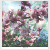 さくらんぼ花のスプラッシュ シール (シート)