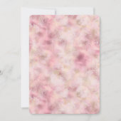 さくらんぼ花のフローラベビーシャワー 招待状 (正面)