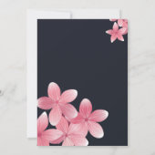 さくらんぼ花の卒業パーティー 招待状 (裏面)