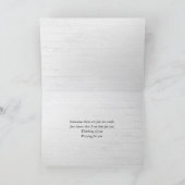 さくらんぼ花の同情カード カード (内部)