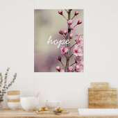 さくらんぼ花の希望 ポスター (キッチン)