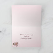 さくらんぼ花の復活祭 シーズンカード (内部)