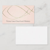 さくらんぼ花の木の水の色ビジネスカード 名刺 (正面/裏面)