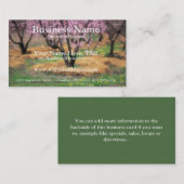 さくらんぼ花の木 – 名刺 (正面/裏面)