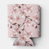 さくらんぼ花の模様 缶クーラー (裏面)