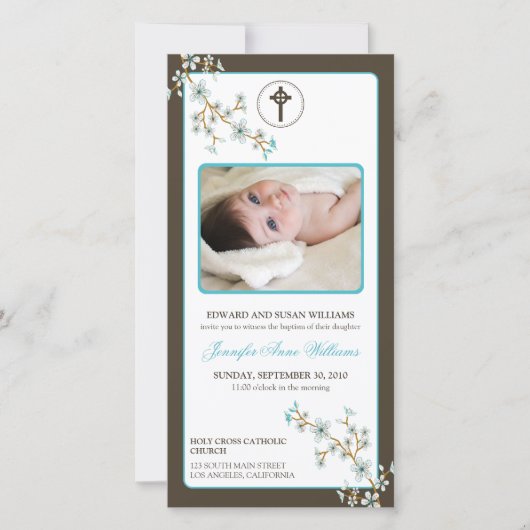 さくらんぼ花の洗礼の発表（アクア） (正面)