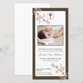 さくらんぼ花の洗礼の発表(薄紫) (正面/裏面)